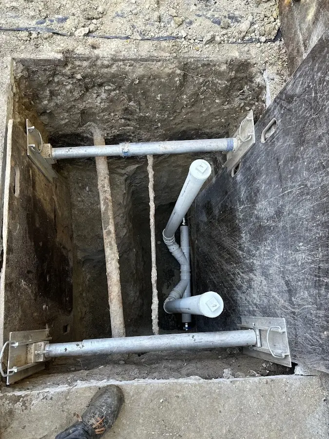 Experienced plumber completing Gas Line Repair work in Blanchard